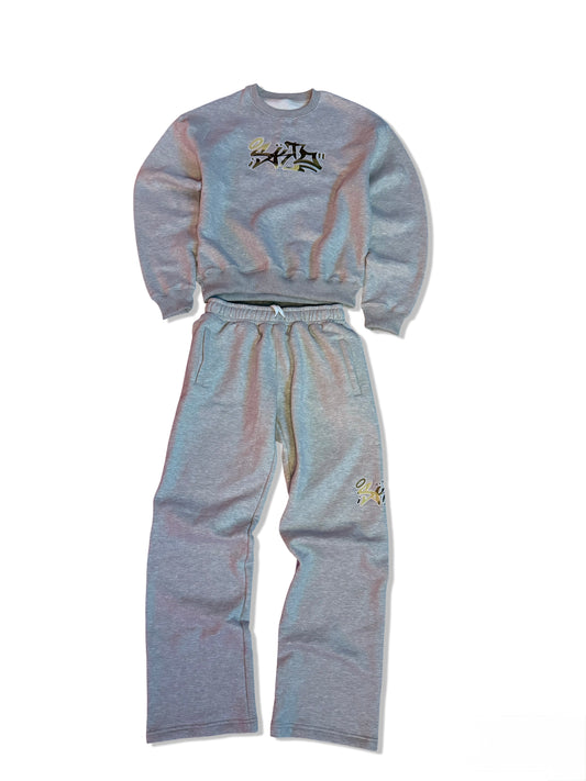 Skraffiti Sweatsuit Grey